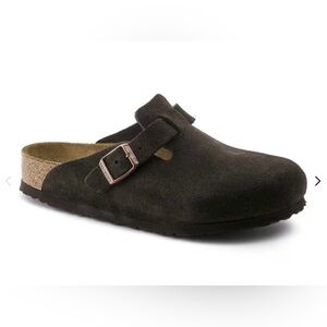 ❤️ Birkenstock Dark Brown Suede Clogs